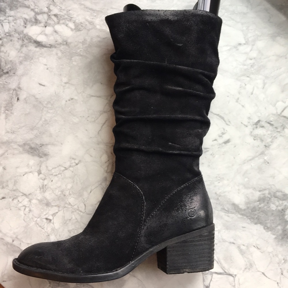 Born Suede boots!.... like new, worn once!